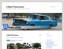 Tablet Screenshot of blog.iimuchfabrication.com